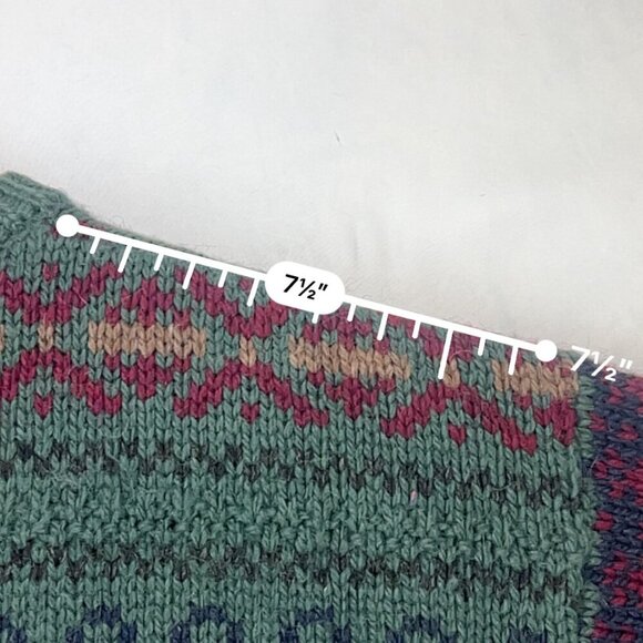 Vintage Craftcentre Cymru Gwynedd Wales Sweater Men's Pure Wool Sweater Size L - Picture 7 of 10